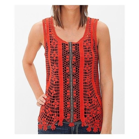 Daytrip Tops - Daytrip Crochet Tank Top